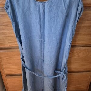 Popsugar Light Blue Denim Dress